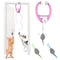 Colorful Beating Mouse Electric Door Holder Hanging Automatic Interactive Toy