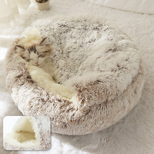 Fluffy Shell Cat Bed