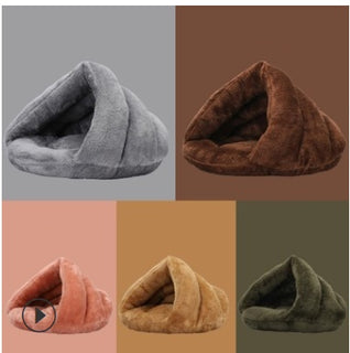 Covered Cave Pet Bed