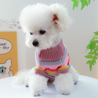 Dog Sweater Knit Turtleneck