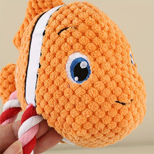 Sea Animal Rope Knot Dog Toy