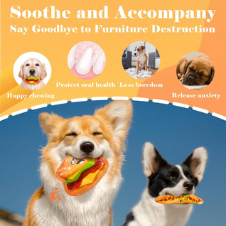 Crinkle Squeaky No-Stuffing Dog Toy