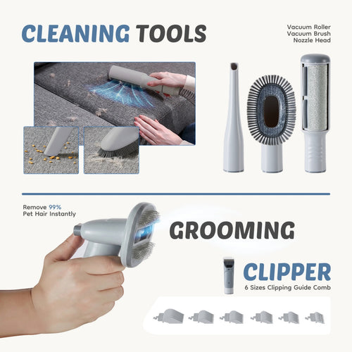 Pet Grooming Vacuum Kit