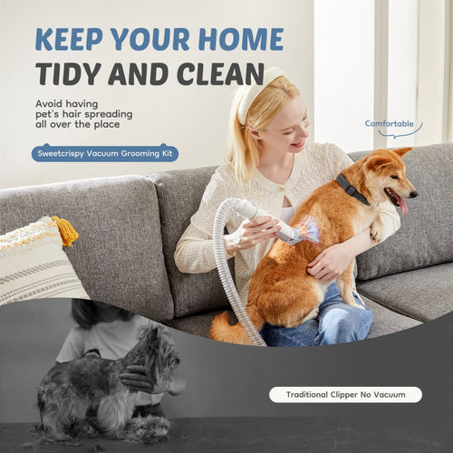Pet Grooming Vacuum Kit