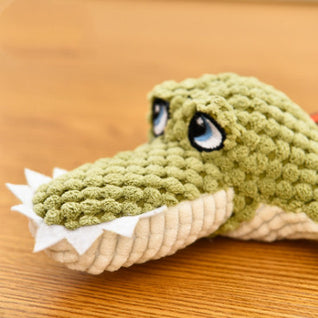 Crocodile Squeaky Plush Dog Toy