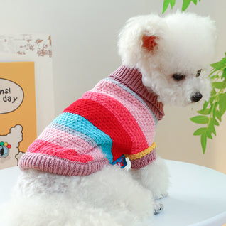 Dog Sweater Knit Turtleneck