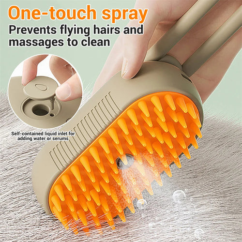 Electric Spray Pet Grooming Brush