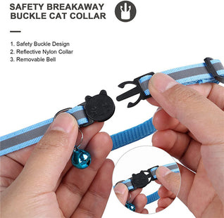 AirTag Cat Collar with Breakaway Safety Buckle & Bell