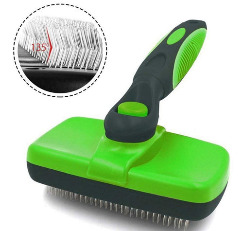 Self-Cleaning Slicker Brush