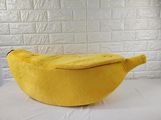 Banana Plush Pet Bed