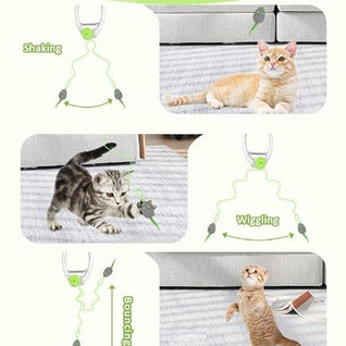Hanging Door Cat Teaser Toy
