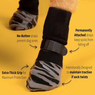 Non-Slip Dog Socks with Grips