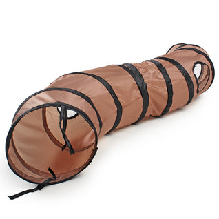 S-Shaped Collapsible Cat Tunnel