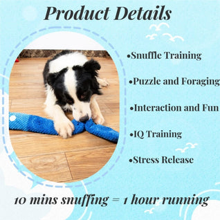 Squeaky Snuffle Snail Dog Toy