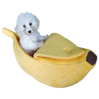 Banana Plush Pet Bed