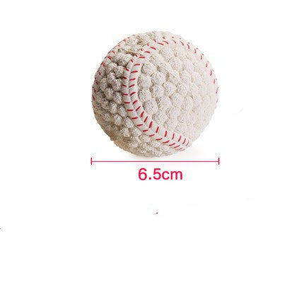 Rugby Tennis Dog Bite Sounding Ball Pet Toy
