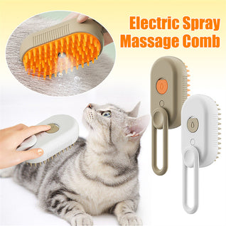 Electric Spray Pet Grooming Brush