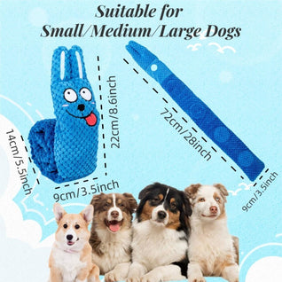 Squeaky Snuffle Snail Dog Toy