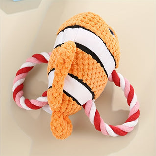 Sea Animal Rope Knot Dog Toy