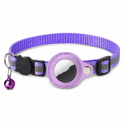AirTag Cat Collar with Breakaway Safety Buckle & Bell