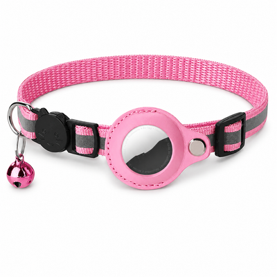 AirTag Cat Collar with Breakaway Safety Buckle & Bell