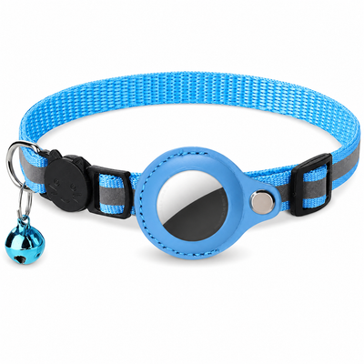 AirTag Cat Collar with Breakaway Safety Buckle & Bell