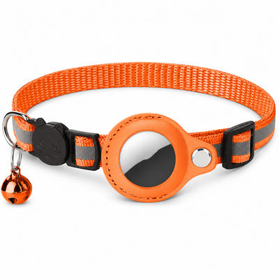 AirTag Cat Collar with Breakaway Safety Buckle & Bell