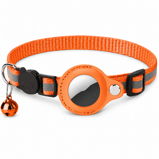 AirTag Cat Collar with Breakaway Safety Buckle & Bell