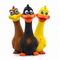 Screaming Chicken Squeaky Toys (3-Pack)