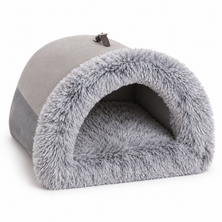 Plush Cave Pet Bed