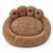 Paw-Shaped Plush Pet Bed