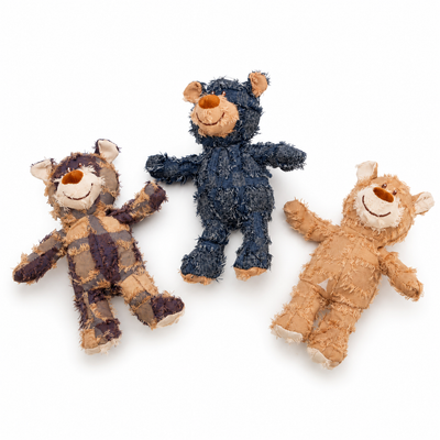 Squeaky Bear Plush Dog Toy