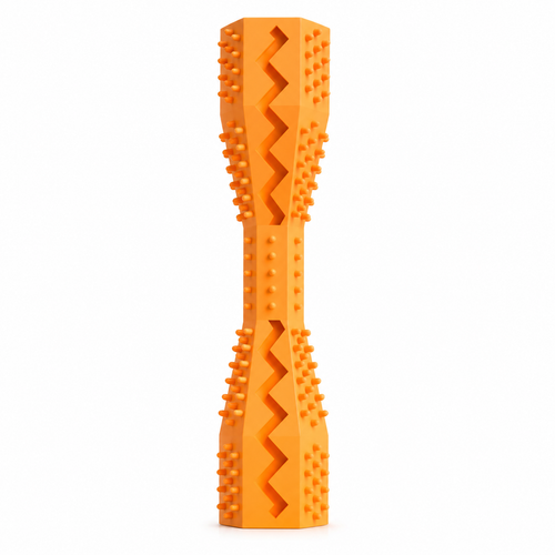 Textured TPR Dog Chew Stick Toy