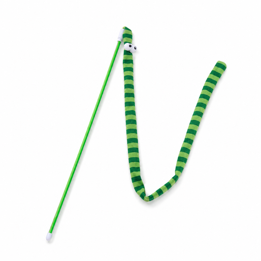 Plush Cat Wand Teaser Toy