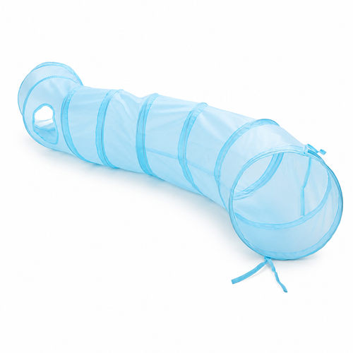 S-Shaped Collapsible Cat Tunnel