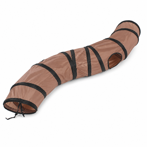 S-Shaped Collapsible Cat Tunnel