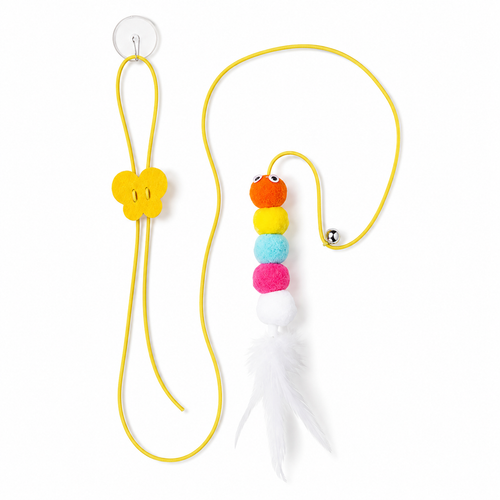 Retractable Felt Cat Toy