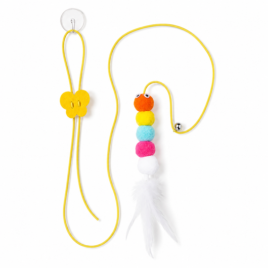Retractable Felt Cat Toy