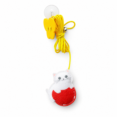 Retractable Felt Cat Toy