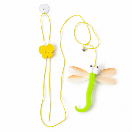 Retractable Felt Cat Toy