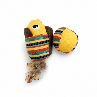 Jungle Animal Catnip Kicker Toys