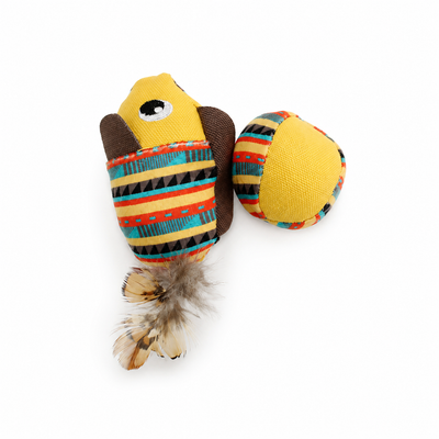 Jungle Animal Catnip Kicker Toys