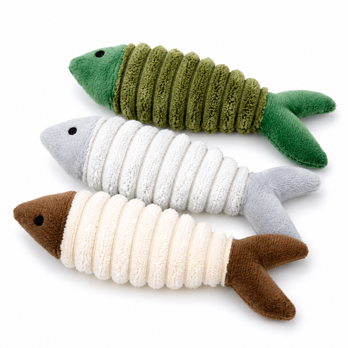 Plush Catnip Fish Toy