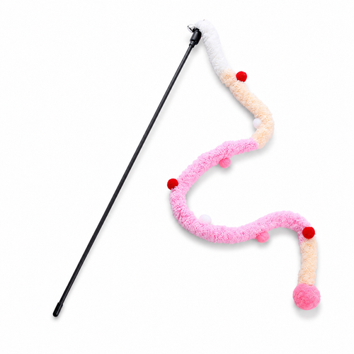 Plush Strip Cat Wand