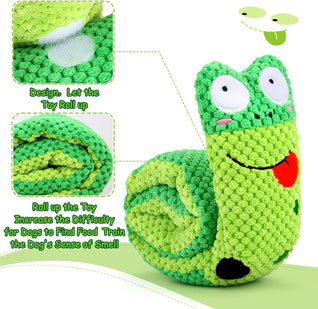 Squeaky Snuffle Plush Dog Toy