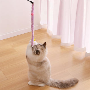 Plush Strip Cat Wand