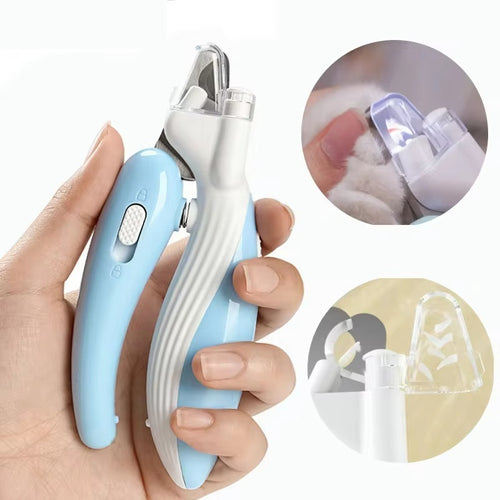LED Pet Nail Clippers with Safety Guard