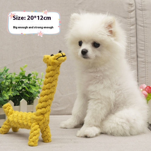 Dog Dog Chewing Rope Carrot Toy Rope Molar Long Lasting