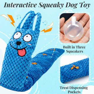 Squeaky Snuffle Snail Dog Toy