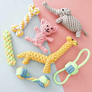 Cotton Rope Animal Dog Toy